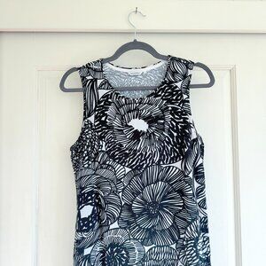 Marimekko 100% Cotton Jersey floral A-Line Dress